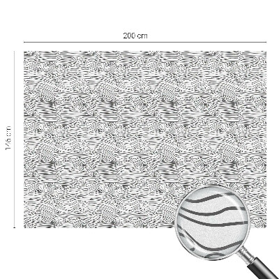 Mliječna folija za staklo vitraj Drvene linije