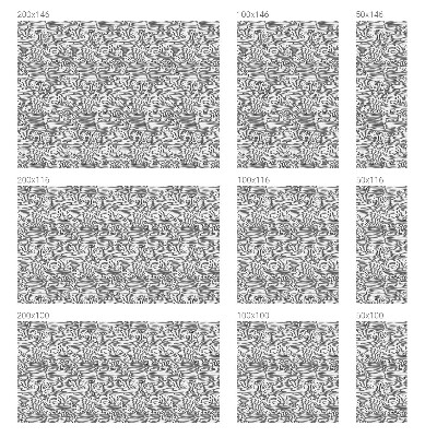 Mliječna folija za staklo vitraj Drvene linije