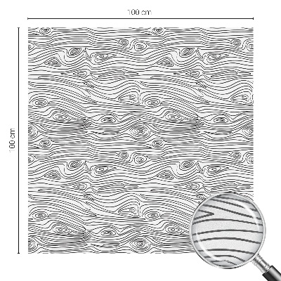 Mliječna folija za staklo vitraj Drvene linije