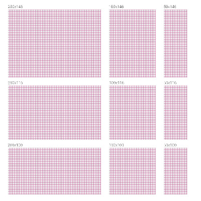 Dekorativna folija za staklo Pastelni ček