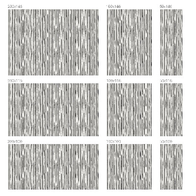 Folija za zaštitu od pogleda Okomite pruge