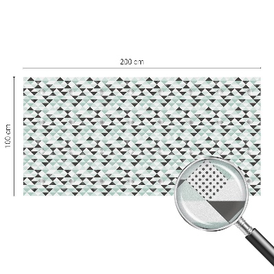 Samoljepljiva folija za staklo vitraj Trokutasti uzorci