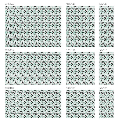 Samoljepljiva folija za staklo vitraj Trokutasti uzorci