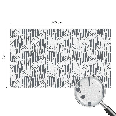 Mliječna folija za staklo vitraj Pruge i točkice