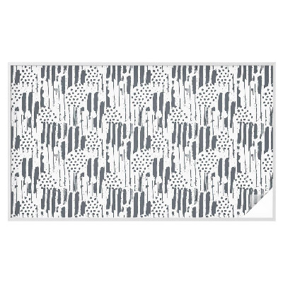 Mliječna folija za staklo vitraj Pruge i točkice