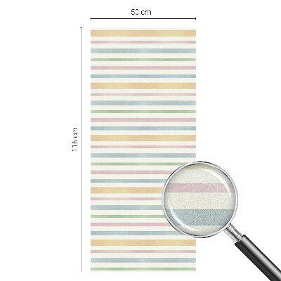 Dekorativna folija za staklo Pastelne pruge