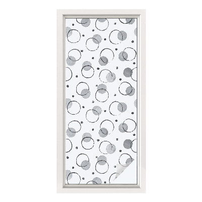 Folija za prozore zaštita od pogleda Sivi kotači