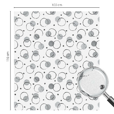 Folija za prozore zaštita od pogleda Sivi kotači
