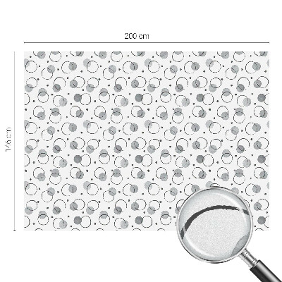 Folija za prozore zaštita od pogleda Sivi kotači