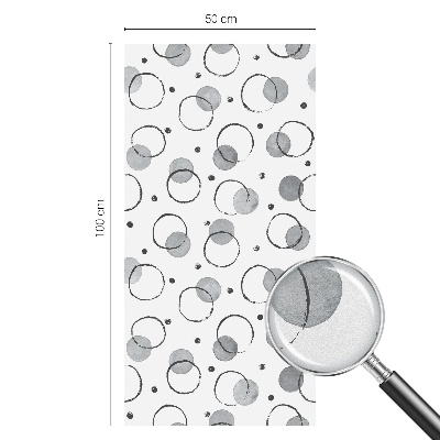 Folija za prozore zaštita od pogleda Sivi kotači