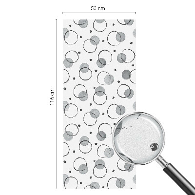 Folija za prozore zaštita od pogleda Sivi kotači