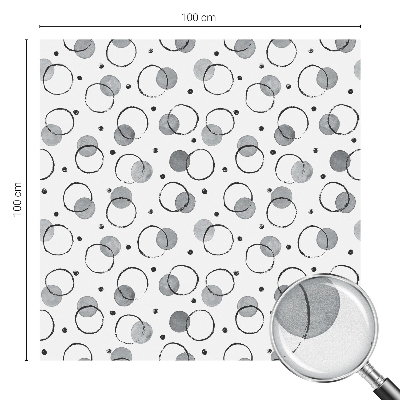 Folija za prozore zaštita od pogleda Sivi kotači