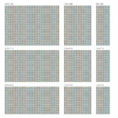 Mliječna folija za staklo vitraj Geometrijska simetrija