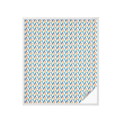 Mliječna folija za staklo vitraj Geometrijska simetrija