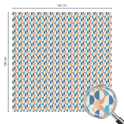 Mliječna folija za staklo vitraj Geometrijska simetrija
