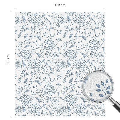 Samoljepljiva folija za staklo vitraj Biljni motiv