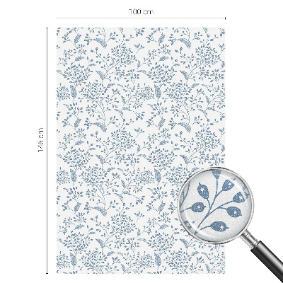 Samoljepljiva folija za staklo vitraj Biljni motiv