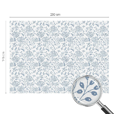 Samoljepljiva folija za staklo vitraj Biljni motiv