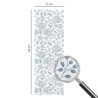 Samoljepljiva folija za staklo vitraj Biljni motiv