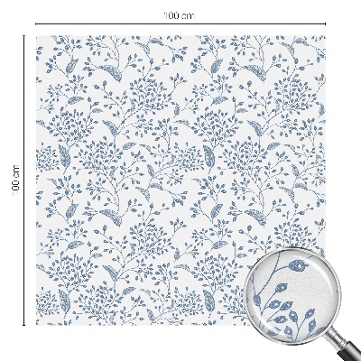 Samoljepljiva folija za staklo vitraj Biljni motiv