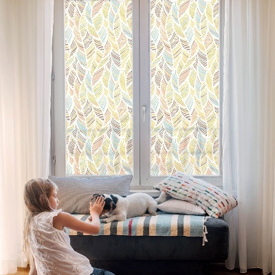 Folija za prozore zaštita od pogleda Dugino perje