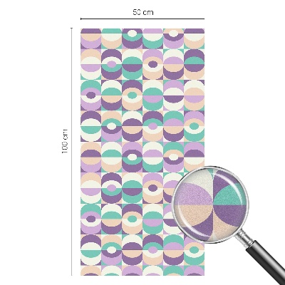 Dekorativna folija za staklo Šareni uzorci