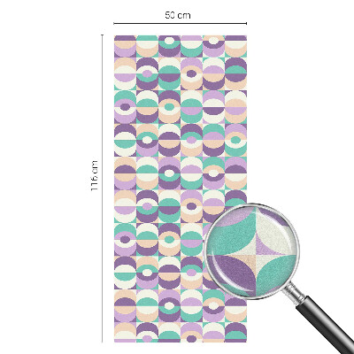 Dekorativna folija za staklo Šareni uzorci