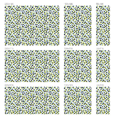 Folija za zaštitu od pogleda Geometrijski trokuti