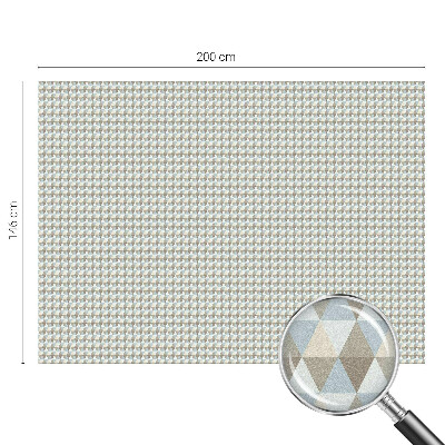 Mliječna folija za staklo vitraj Geometrijski trokuti