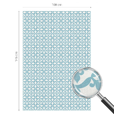 Dekorativna folija za staklo Plavi ukrasi