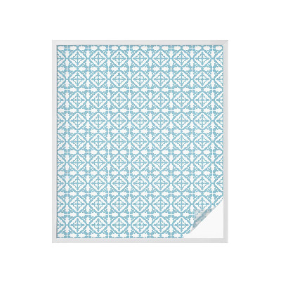 Dekorativna folija za staklo Plavi ukrasi