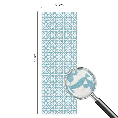 Dekorativna folija za staklo Plavi ukrasi