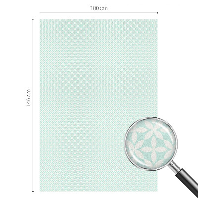 Samoljepljiva folija za staklo vitraj Cvjetna simetrija