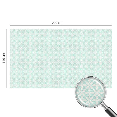 Samoljepljiva folija za staklo vitraj Cvjetna simetrija