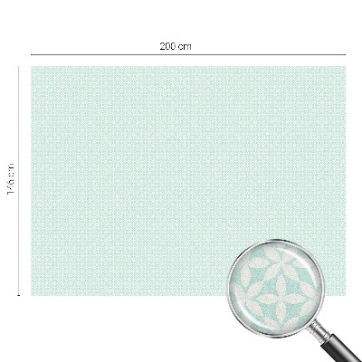 Samoljepljiva folija za staklo vitraj Cvjetna simetrija