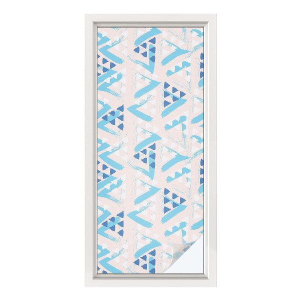 Mliječna folija za staklo vitraj Geometrijski uzorci