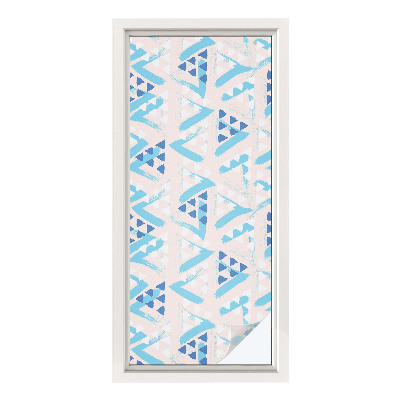 Mliječna folija za staklo vitraj Geometrijski uzorci