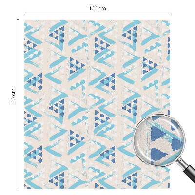 Mliječna folija za staklo vitraj Geometrijski uzorci