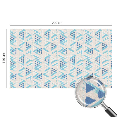 Mliječna folija za staklo vitraj Geometrijski uzorci