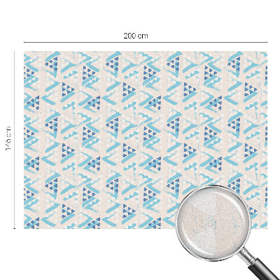 Mliječna folija za staklo vitraj Geometrijski uzorci