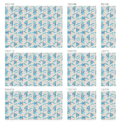 Mliječna folija za staklo vitraj Geometrijski uzorci