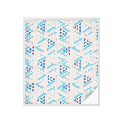 Mliječna folija za staklo vitraj Geometrijski uzorci