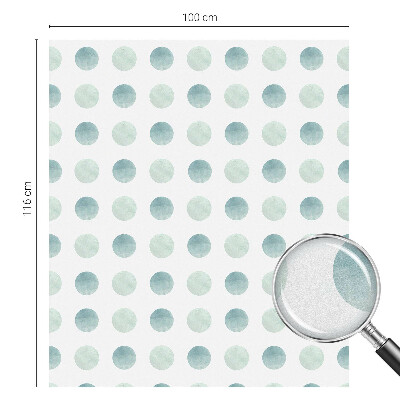 Dekorativna folija za staklo Nježni krugovi