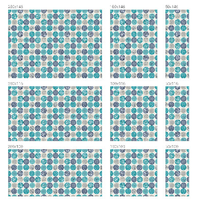 Dekorativna folija za staklo Geometrijski krugovi