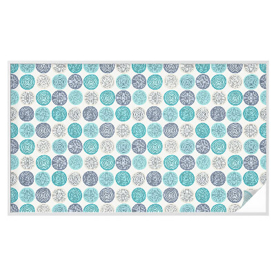 Dekorativna folija za staklo Geometrijski krugovi