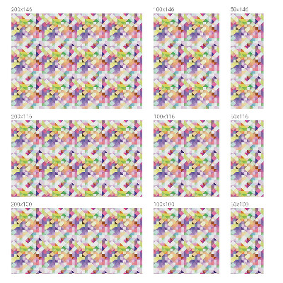 Folija za zaštitu od pogleda Apstraktni mozaik