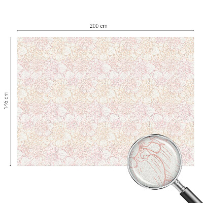 Mliječna folija za staklo vitraj Cvjetna elegancija