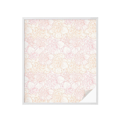 Mliječna folija za staklo vitraj Cvjetna elegancija