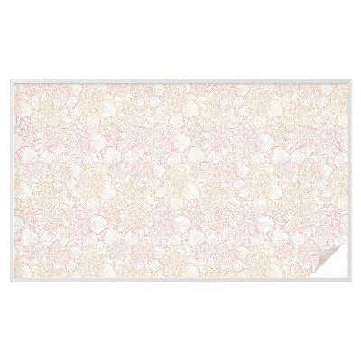 Mliječna folija za staklo vitraj Cvjetna elegancija