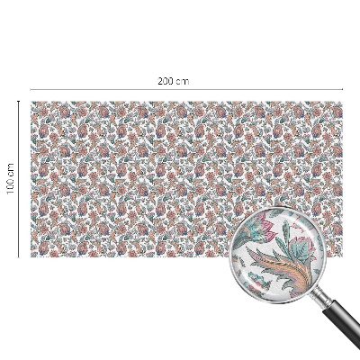 Samoljepljiva folija za staklo vitraj Cvjetna elegancija